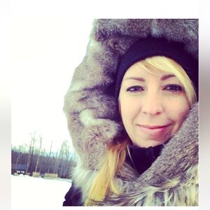 Winter Coat with faux fur Hood- Extra